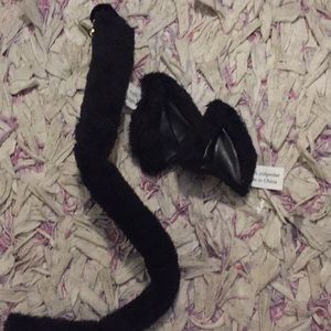 💕Clip on cat ears and tail costume accessories